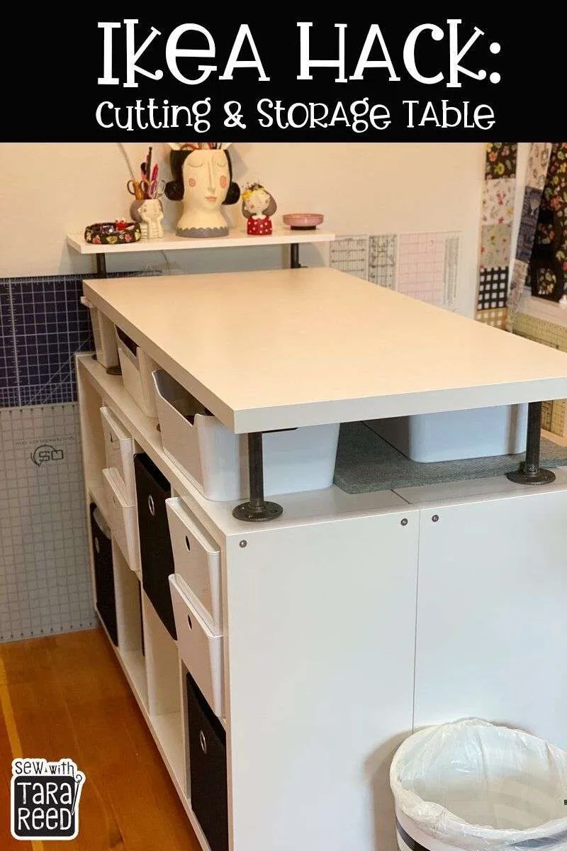 IKEA HACK DIY Sewing Room Cutting Table