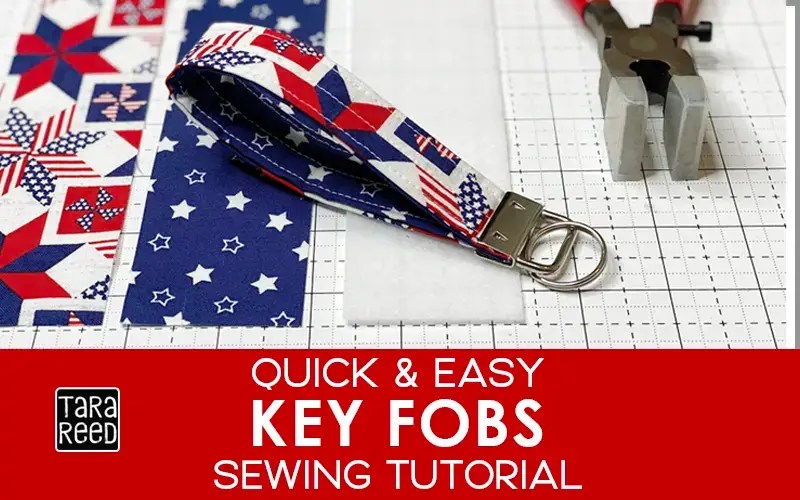 FREE TUTORIAL How to Sew Key Fobs