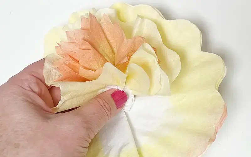 The Best Way to Fold Coffee Filters into Paper Flowers