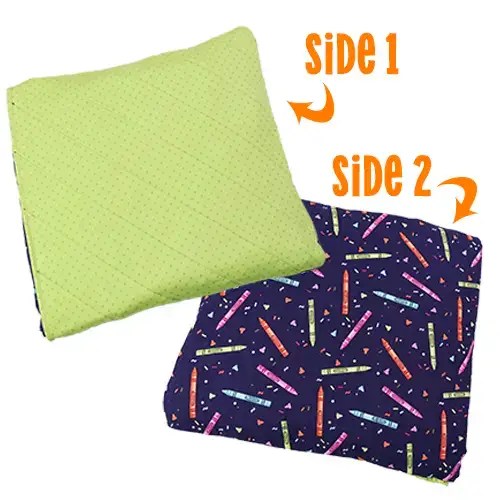 How to make and fold a Quillow always a favorite with kids!
