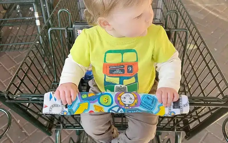 The Easy Way to sew a shopping cart handle cover