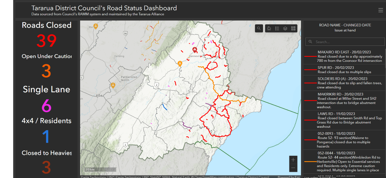 Cyclone Gabrielle update 16 General Update and Key Messages Tararua