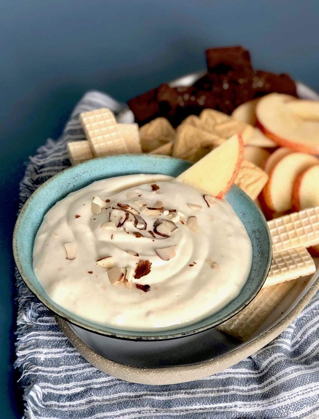 Maple Almond Cream Cheese Dessert Dip Recipe {Video} Tara Teaspoon