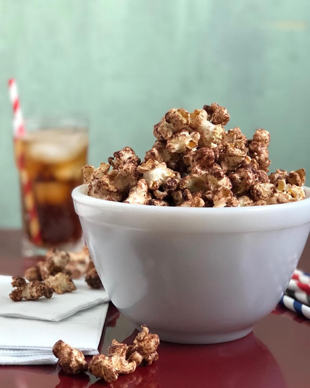 Homemade Chocolate Malt Popcorn Tara Teaspoon