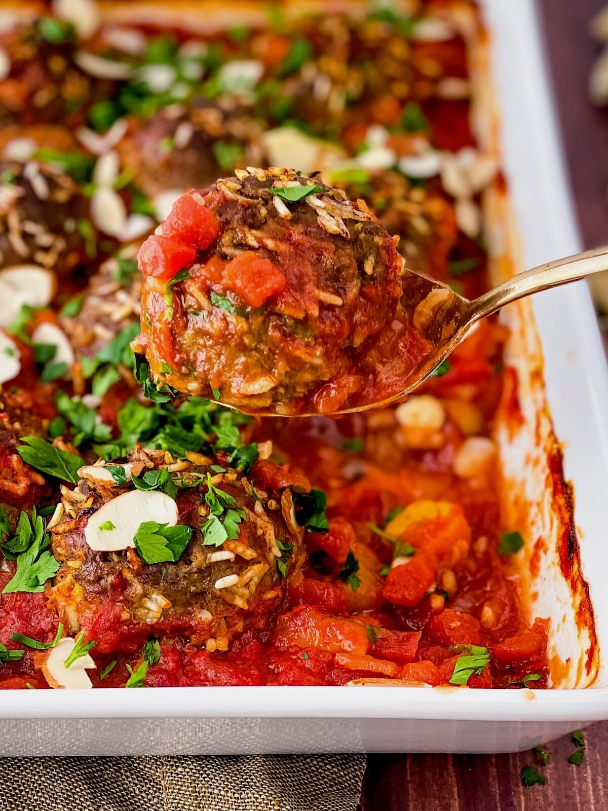 Tasty OvenBaked Moroccan Porcupine Meatballs Recipe