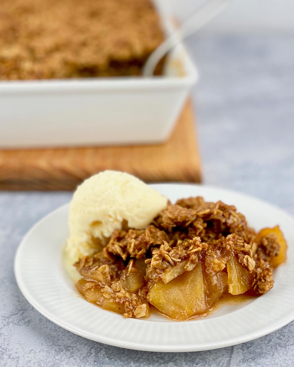 The BEST Apple Crisp with Oats