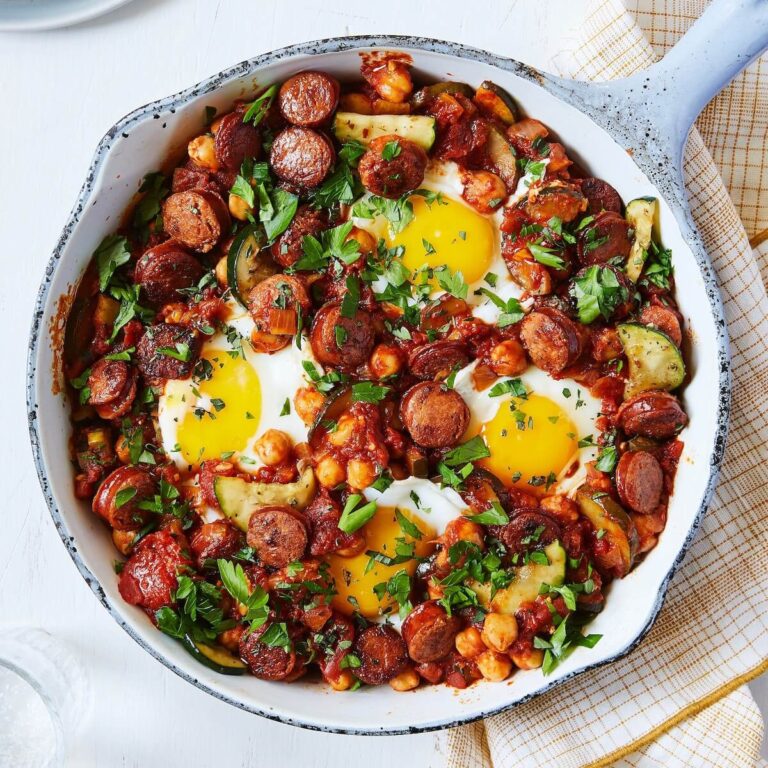 Eggs in Purgatory with Chorizo Best Egg Dishes Tara Teaspoon