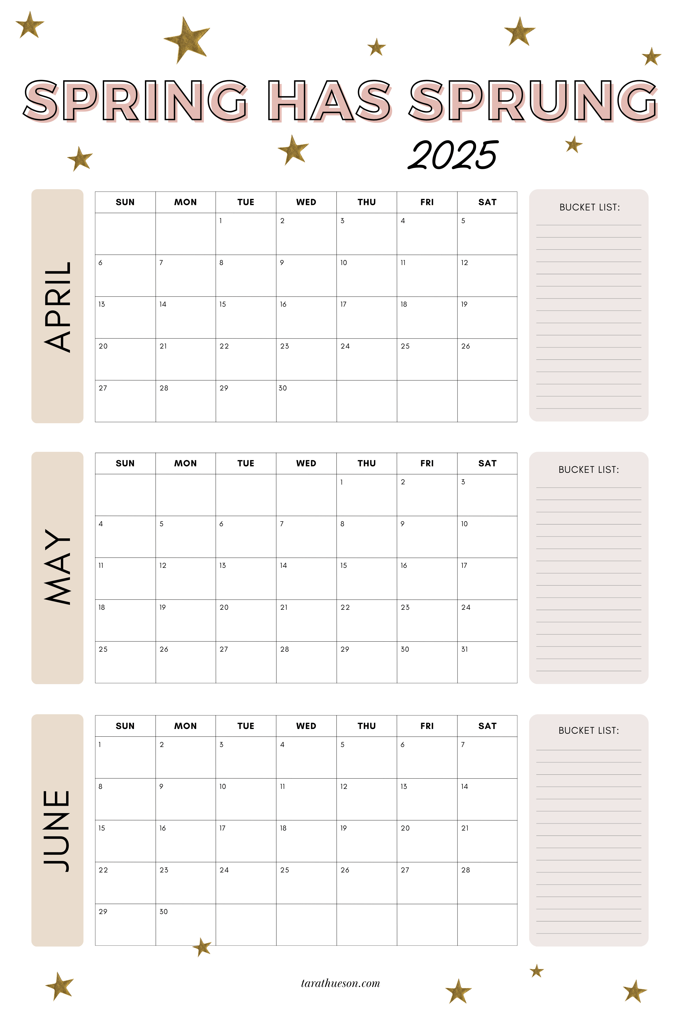 2025 Calendars Free Printables Tara Thueson 2025 Calendars Free Printables Tara Thueson