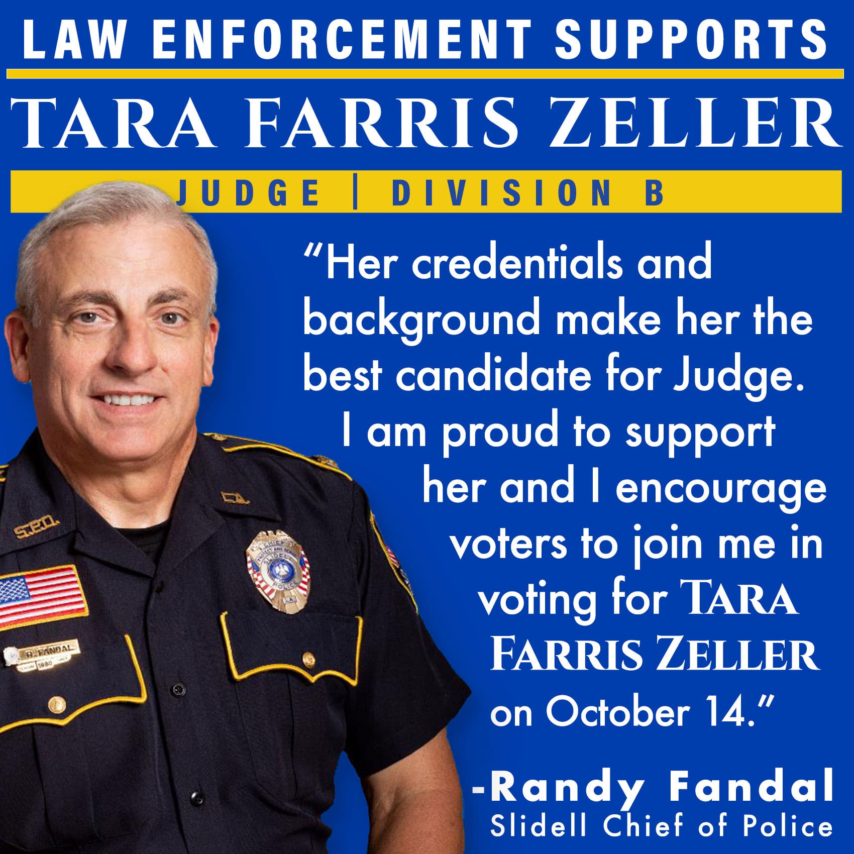 Judge Tara Farris Zeller Judge Division B