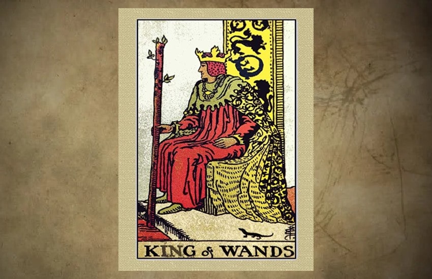 El Rey de Bastos en el tarot Tarcano