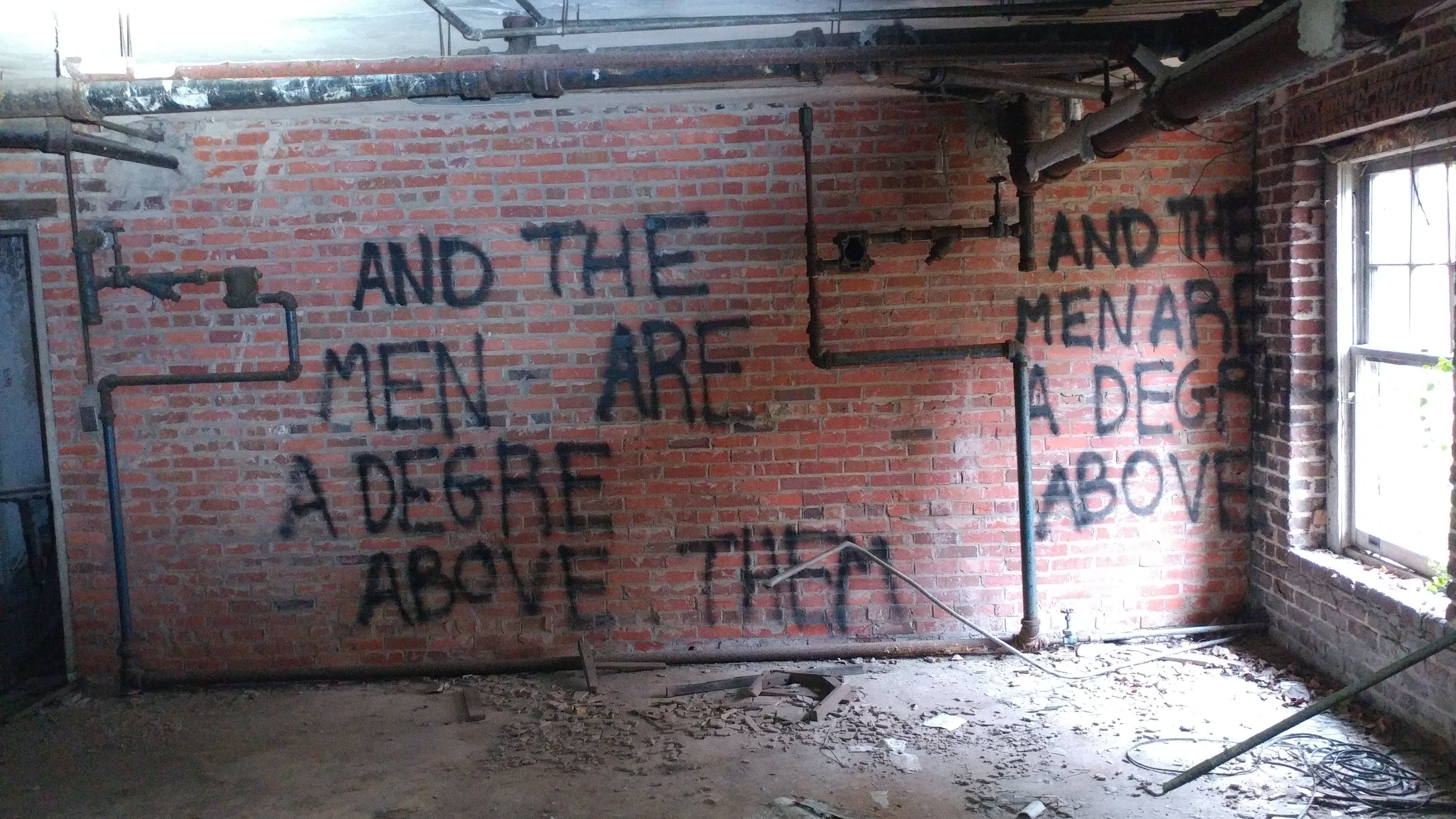 Someone had written this message at least a dozen times through the