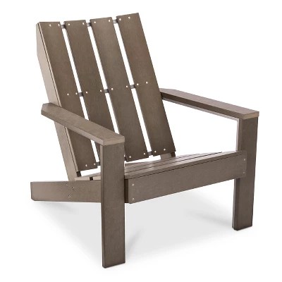 Bryant Faux Wood Patio Adirondack Chair Threshold eBay