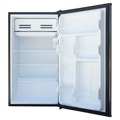 Whirlpool 4 3cu Ft Mini Refrigerator Stainless Steel Silver Bc 127b