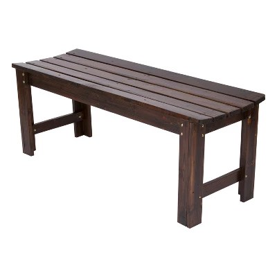 Backless Garden Bench 4 Feet eBay
