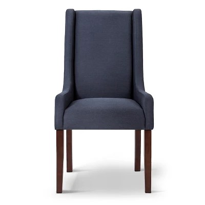 Charlie Modern Wingback Swoop Arm Dining Chair Beige (1 Pack) eBay