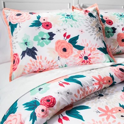 Floral Printed Comforter Set Xhilaration™ eBay