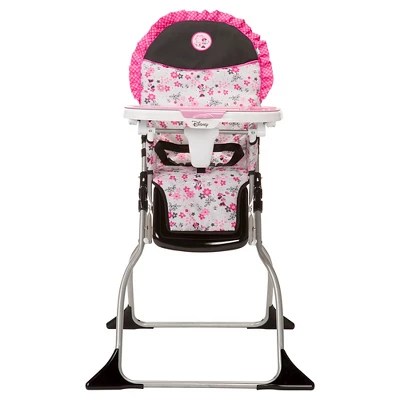 Disney Simple Fold Plus High Chair Minnie Garden Delight eBay