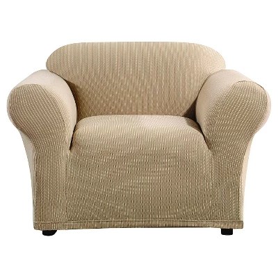 Stretch Ticking Stripe Chair Slipcover Sure Fit eBay