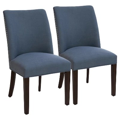 Parker Barrel Dining Chair with Nailheads (Set of 2) Threshold eBay