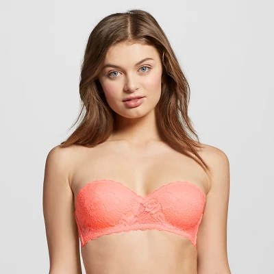 Women's Lace Lightly Lined Convertible Strapless Bra Xhilaration™ eBay