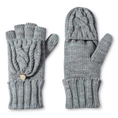 Women's Cable Knit FlipTop Mittens Merona