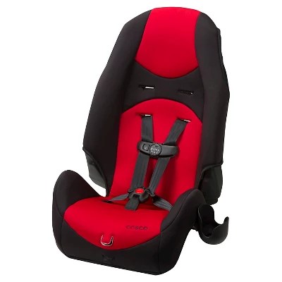 Cosco Highback 2-in-1 DX Booster Car Seat - Vibrant Red, Red/Black