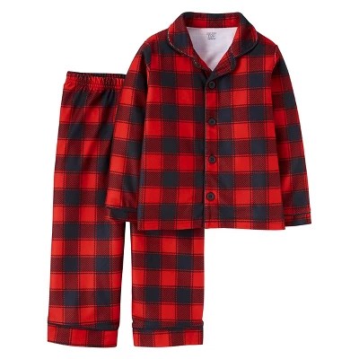 Baby 2Piece Buffalo Plaid Pajama Set Black & Red Just One You™Made