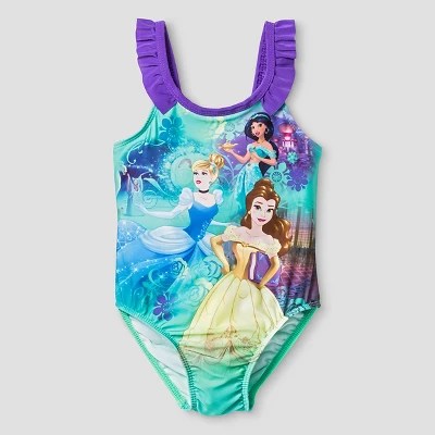 Toddler Girls' Disney® Princesses One Piece Swimsuit Purple eBay