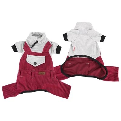 Sussexhome Pets Turtleneck Dog Jumpsuit For Large Dogs Washable Cute