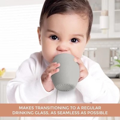 Silicone Sippy Cups For Infant’s First Stage Training 2 Pack No Spill