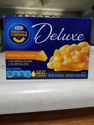 Kraft Deluxe Original Cheddar Mac And Cheese Dinner 42oz/3ct Target