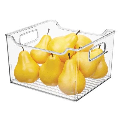 Mdesign Plastic Kitchen Pantry Food Storage Bin Target