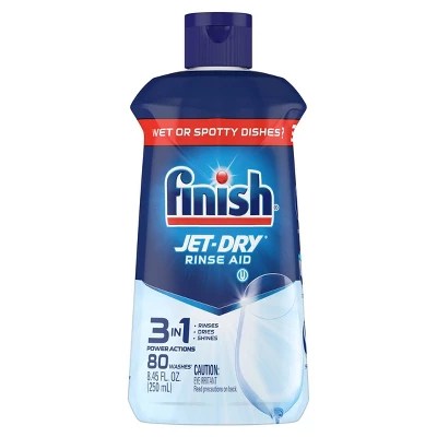 Finish Jetdry Rinse Aid, Dishwasher Rinse & Drying Agent