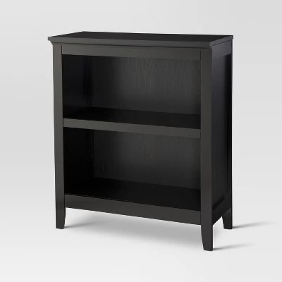 Carson 36" 2 Shelf Bookcase - Black - Threshold™ : Target