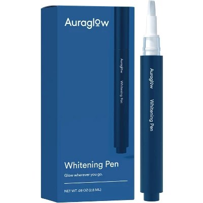 Auraglow Teeth Whitening Pen, Whiten Onthego, 20+ Treatments, 35