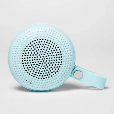 heyday™ Round Portable Bluetooth Speaker with Loop – Light Teal – Deal