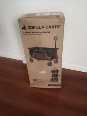 Gorilla Carts 7 Cubic Feet Collapsible Folding Outdoor Utility Sports
