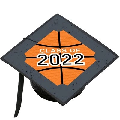 Big Dot Of Happiness Grad Basketball 2022 Graduation Cap Decorations