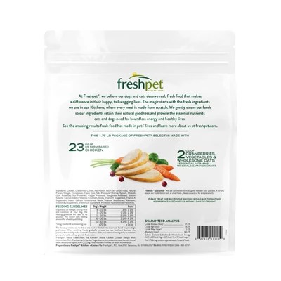 Freshpet Select Fresh From The Kitchen Home Cooked Chicken And
