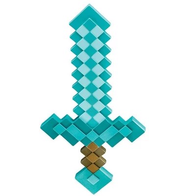 Disguise Minecraft 20 Inch Plastic Costume Sword For Cosplay Or