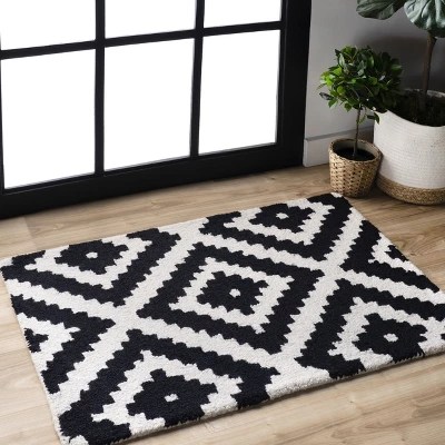 Nuloom Kellee Hand Tufted Geometric Wool Area Rug Target