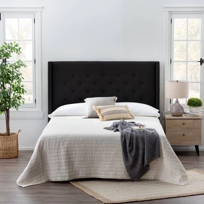 Eva Wingback Upholstered Headboard Brookside Home Target