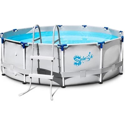 Outsunny 18' X 10' X 3.5' Above Ground Swimming Pool For 1-8 People