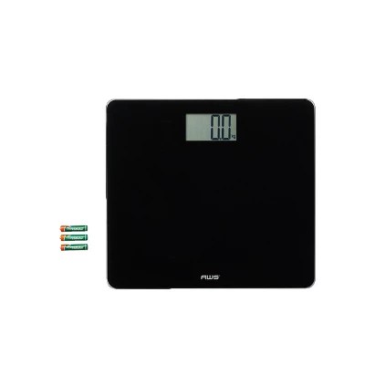 Eatsmart Precision Digital Bathroom Scale, 400 Pound Capacity, Black