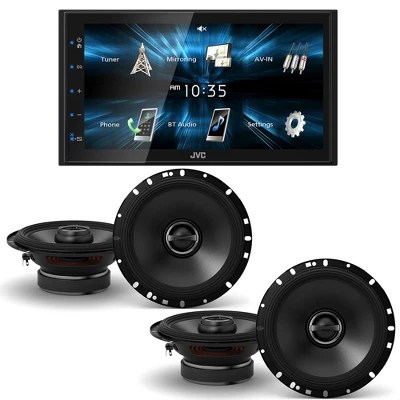 Jvc Kw-m150bt Digital Media Receiver Featuring 6.8" Wvga Capacitive