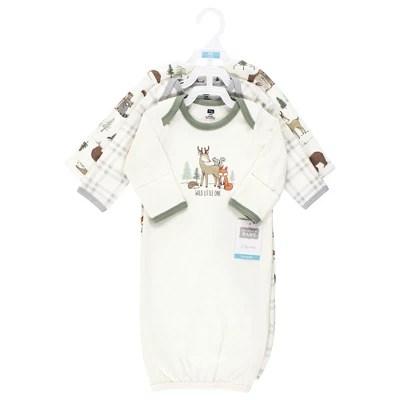Hudson Baby Cotton Gowns, Forest Animals, Preemie Target