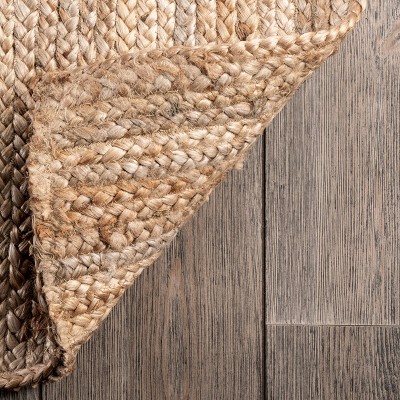 8'x11' Hand Woven Rigo Jute Area Rug Natural Nuloom Target