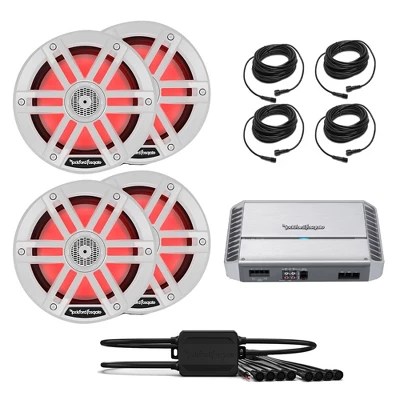 Kenwood Kac-m5024bt 4 Channel Bluetooth, Waterproof Compact Amplifier