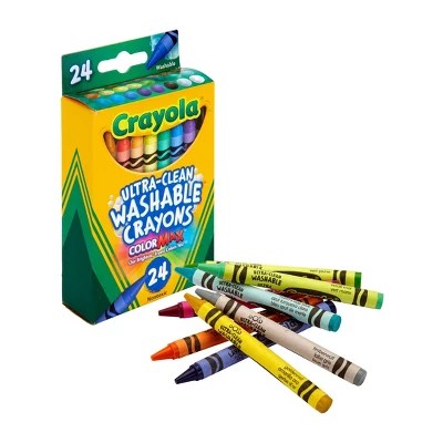 Crayola 24ct Ultra Clean Washable Crayons Target
