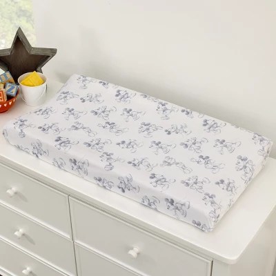 Disney Mickey Mouse Call Me Mickey White And Blue Super Soft Changing